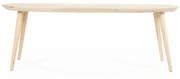 Eleonora Elijah Eiken Eettafel Met Afgeronde Hoeken 260 Cm - 260 X 100cm.