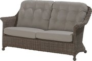 4 Seasons Outdoor | Madoera 2,5 seater bench, colonial  Loungebank    antraciet weerbestendig