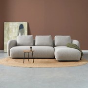 Beige Bank Met Chaise Longue Rechts