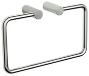 Nemo Spring Tilde handdoekring wandmontage 210 x 120 x 50 mm messing geborsteld nikkel 10538A - SN