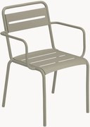 Stapelbare tuinstoelen Star met armleuningen, 2-delig