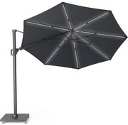 Challenger T2 glow zweefparasol 350 cm rond antraciet