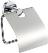 Plieger Vigo toiletrolhouder met klep chroom