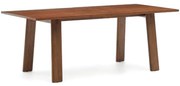 Kave Home Arlen Uitschuifbare Tafel Eikenhout Walnoot - 200 X 95cm.