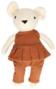Knuffel muis, GOTS katoen, gebreid