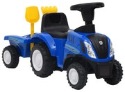 vidaXL Kindertractor New Holland blauw