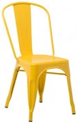 Set Van 2 Stapelbare Stoelen In Staal Lix Geel – Fresia - Sklum