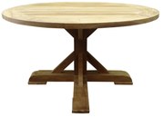 Xena dining tuintafel 140 cm rond teak