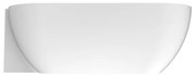 Arcqua Havana Halfvrijstaand Bad - 170x80cm - links - mat wit BAD119069