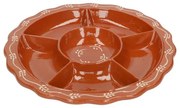 Borrelschaal met takjesslinger,terracotta, Ø 30 cm
