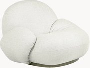 Draaibare bouclé tuinfauteuil Pacha