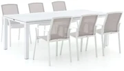 Bernstein Amberg/Mannheim 220cm dining tuinset 7-delig stapelbaar/uitschuifbaar