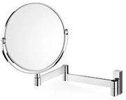 Zack Linea scheerspiegel muurmontage 32x4.2x26cm D18cm RVS 40045