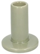 Kandelaar, porselein, lichtgroen, hoog