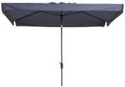 Madison stokparasol Delos luxe Safier Blue 200x300 cm.