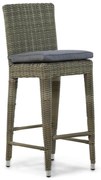 Garden Collections York Barchair Natural Wicker Taupe