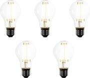 Set van 5 E27 dimbare LED lampen A60 helder 7.2W 1521 lm 3000K