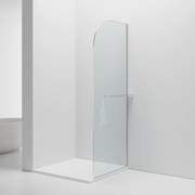 Sanigoods Arcana inloopdouche met handdoekhouder chroom 100x200cm