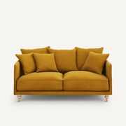 3-zits compacte fluwelen zetel, Lazare