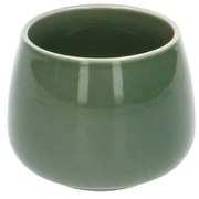 Bloempot'Juul', aardewerk, groen,Ø 9,5 cm