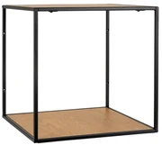 House Nordic Wandmeubel Avery 36x36x36 cm eikenkleurig en zwart