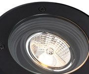 Set van 6 Moderne buiten grondspots zwart AR70 verstelbaar IP65 - Delux Modern GU10 IP65 Buitenverlichting