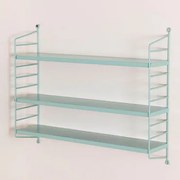 Modulaire Wandrek ↔︎60 Cm Van Staal Emine Groen – Spar - Sklum