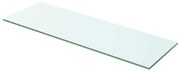 vidaXL Wandschap transparant 60x15 cm glas