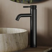 Saniclear Plus Curved hoge wastafelkraan verouderd ijzer - gunmetal