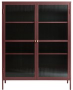 Lage Wandkast Rood - 111x40x140cm.