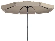 Madison stokparasol Flores luxe ecru 300 cm.