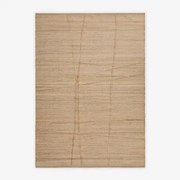 Rechthoekig Buitenkleed Van Jute En Katoen Emeline Beige - Semoline & 160 X 230 Cm - Sklum