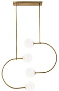 Hanglamp Goud Glazen Bollen APP639-4CP