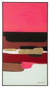 Kare Design Abstract Shapes Pink Schilderij Roze Tinten