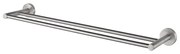 Haceka Kosmos Handdoekhouder - 62cm - dubbel - geborsteld chroom 1208652