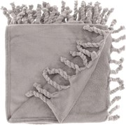 Unique Living fleece plaid'Lieke'- 130x160cm - Chateau Grey