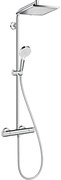 Hansgrohe Crometta E 240 1jet showerpipe met thermostaat chroom 27271000