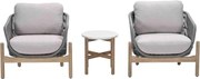Garden Impressions Aberdeen loungeset 3-delig - grey sand