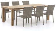 Forza Fossano/ROUGH-S 220cm dining tuinset 7-delig stapelbaar