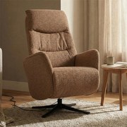 Elektrisch Verstelbare Stoel Stof Terracotta
