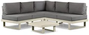 Hoek loungeset 5 personen Aluminium Taupe  Lifestyle Garden Furniture Lorenzo