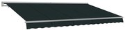 Grijze terraszonwering 395 x 300 cm Garden Point