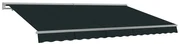 Grijze terraszonwering 395 x 300 cm Garden Point