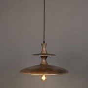 Dutchbone Cath L Walnut Houten Hanglamp Walnoot L