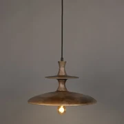 Dutchbone Cath L Walnut Houten Hanglamp Walnoot L