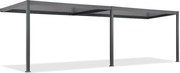Lagos terraspergola 3x6 wandmontage met 2 rolluiken per zijde 6m Garden Point antraciet