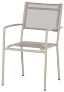 4 Seasons Outdoor | Plaza stackable chair ash grey  Tuinstoel    Wit weerbestendig