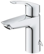 GROHE Eurosmart waterbesparende wastafelkraan s-size met ketting chroom 23372003