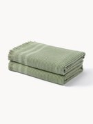 Wafelpiqué handdoek Yara in verschillende formaten