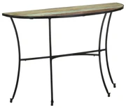 vidaXL Bijzettafel 110x40x77 cm massief gerecycled hout
